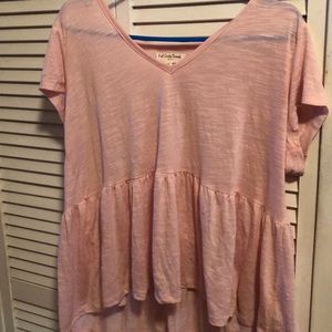 Pink t-shirt/blouse